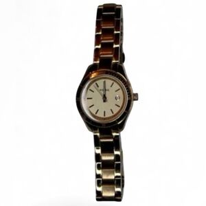Vintage 1990s Fossil Rose-Tone Quartz Watch